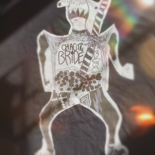 "Boba" in Black on Black T-Shirt